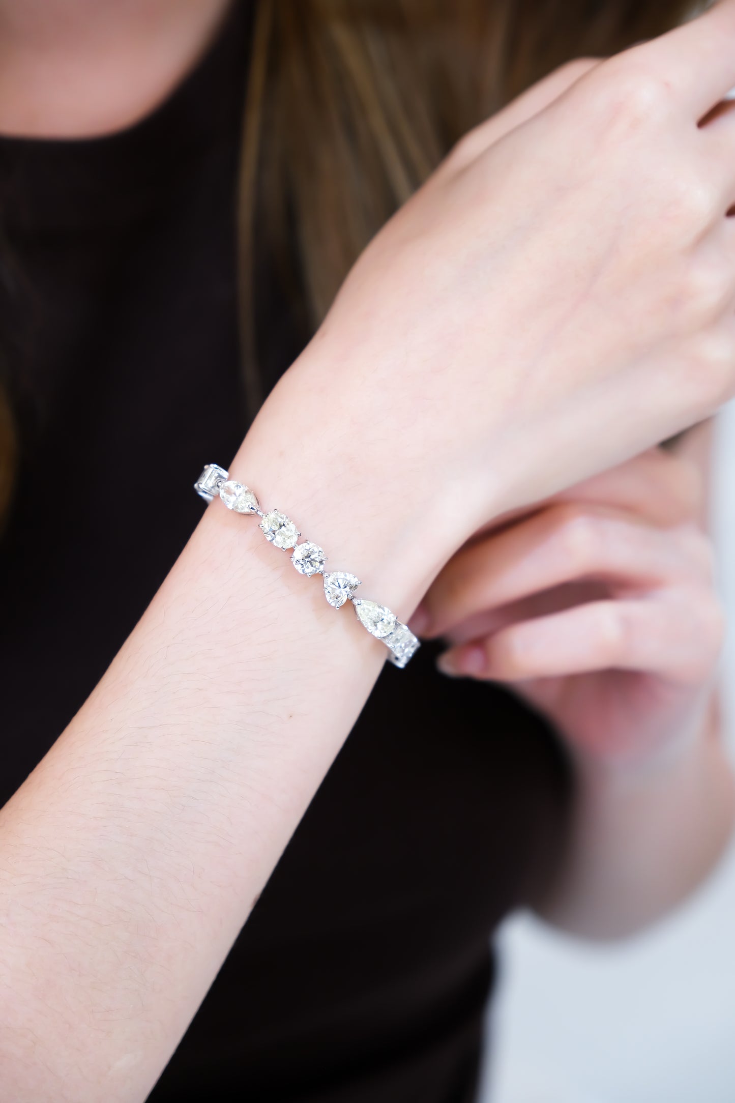 1ct each Multishape Bracelet w/ GIA