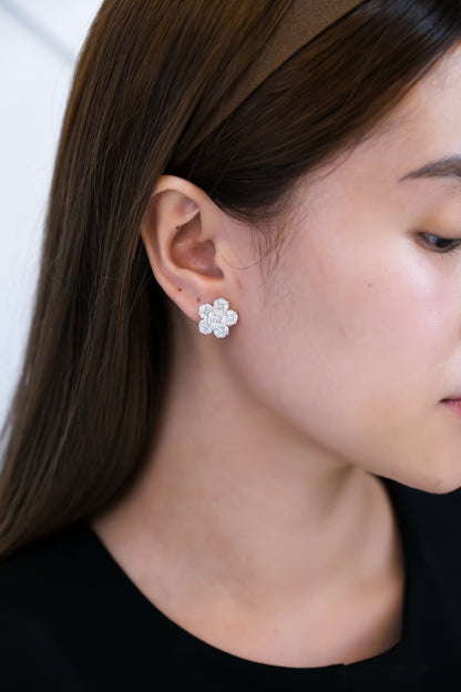 Flower Diamond Earrings
