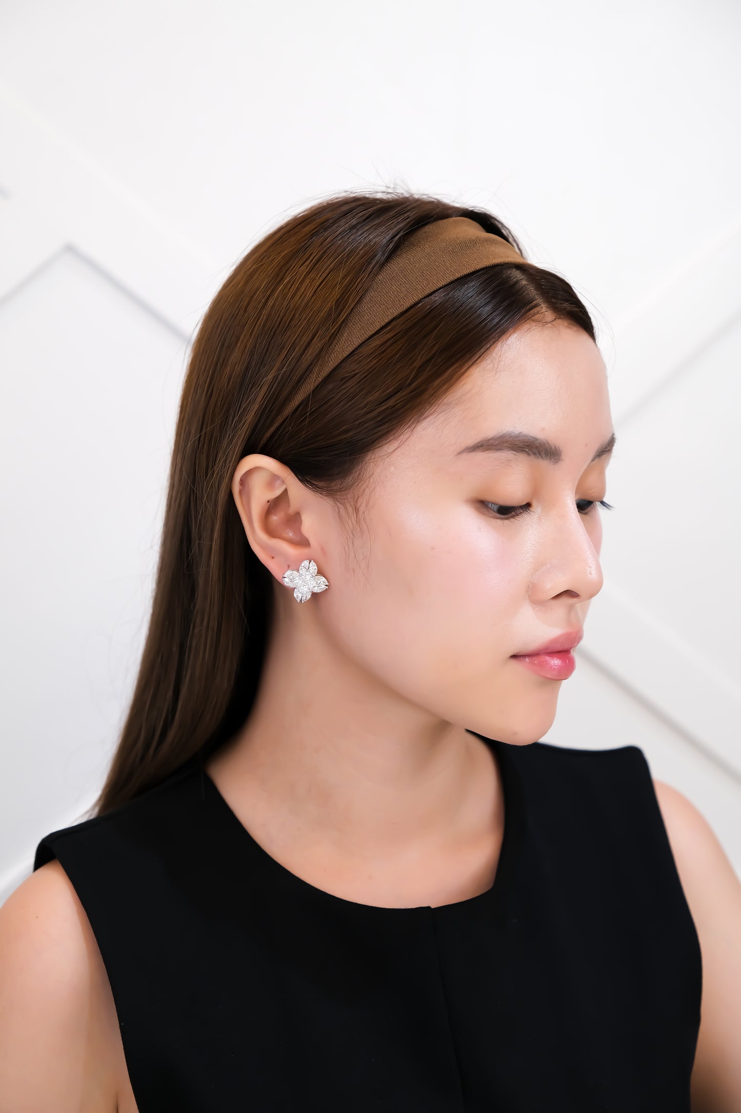 Flower Diamond Earrings
