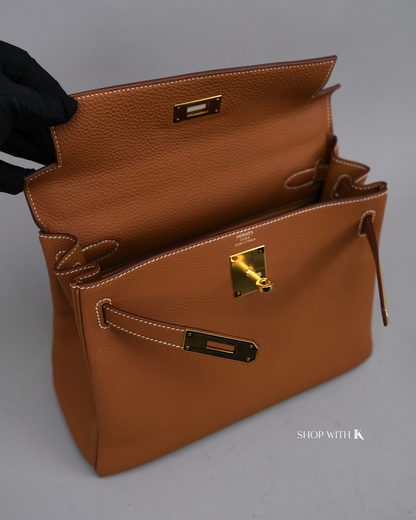 Hermes Kelly 28 Gold GHW