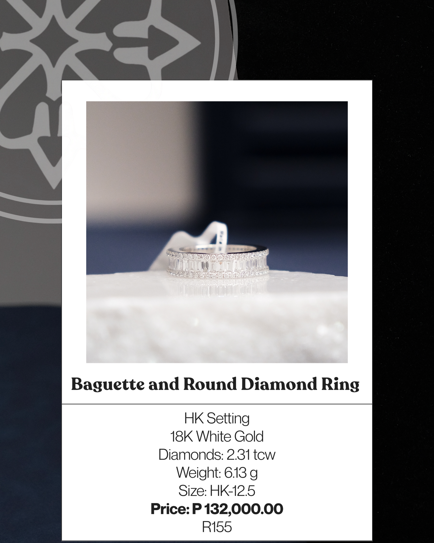 Baguette and Round Diamond Ring