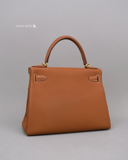 Hermes Kelly 28 Gold GHW