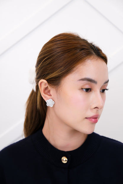 Flower Diamond Earrings