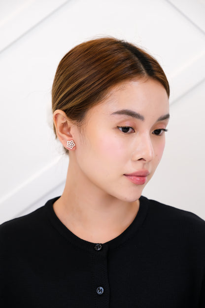 Flower Diamond Earrings