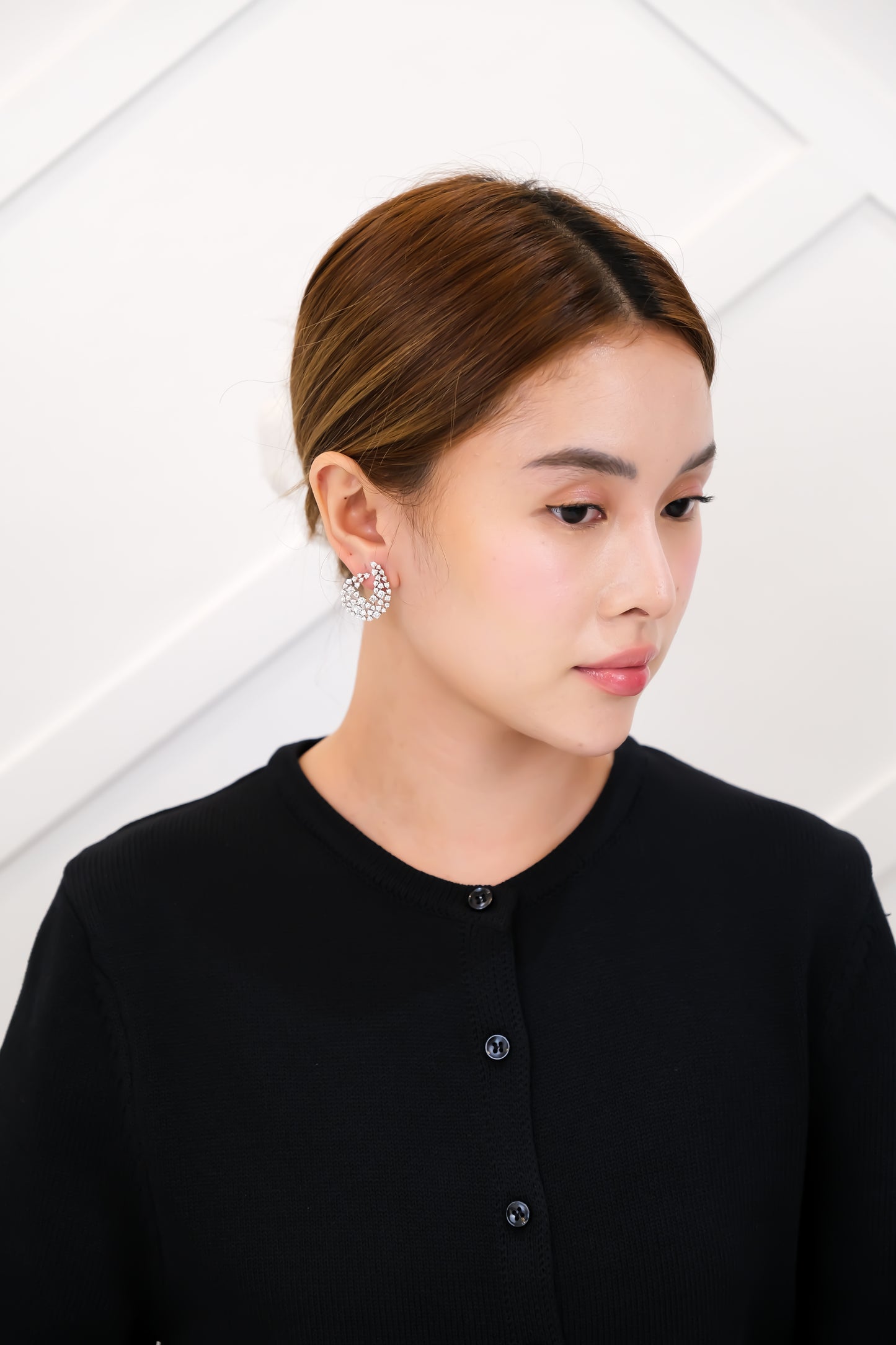 Teardrop Diamond Earrings