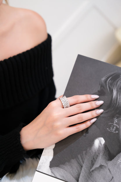 Marquis Pear Cut Eternity Band Ring