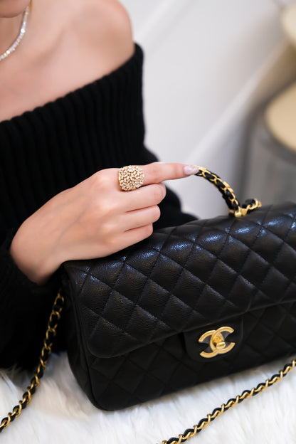 Baguette Diamond Statement Ring