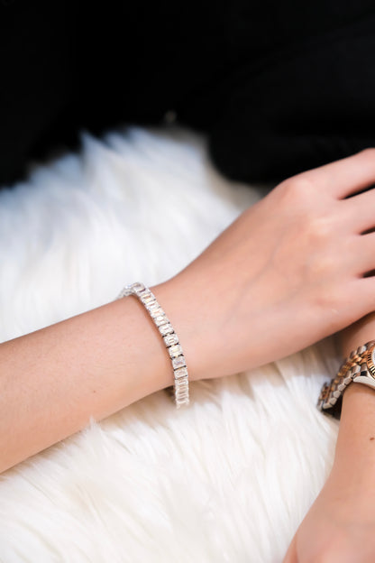 Emerald Diamond Tennis Bracelet