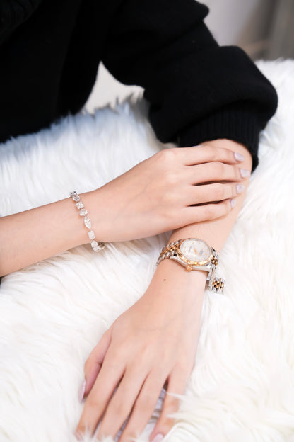 Multishape Diamond Bracelet w/ GIA