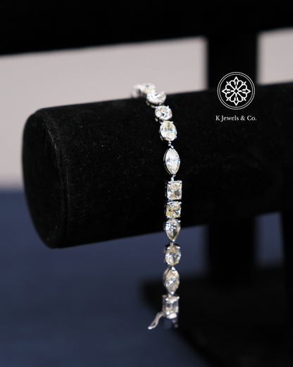 1ct each Multishape Bracelet w/ GIA